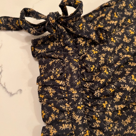 DREAMY DOEN ROSE TOP - BLACK WINTER DITSY - SIZE XS! - Picture 9 of 10